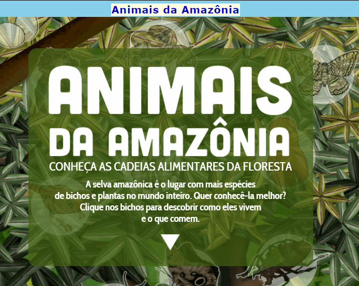 Animais da Amazônia